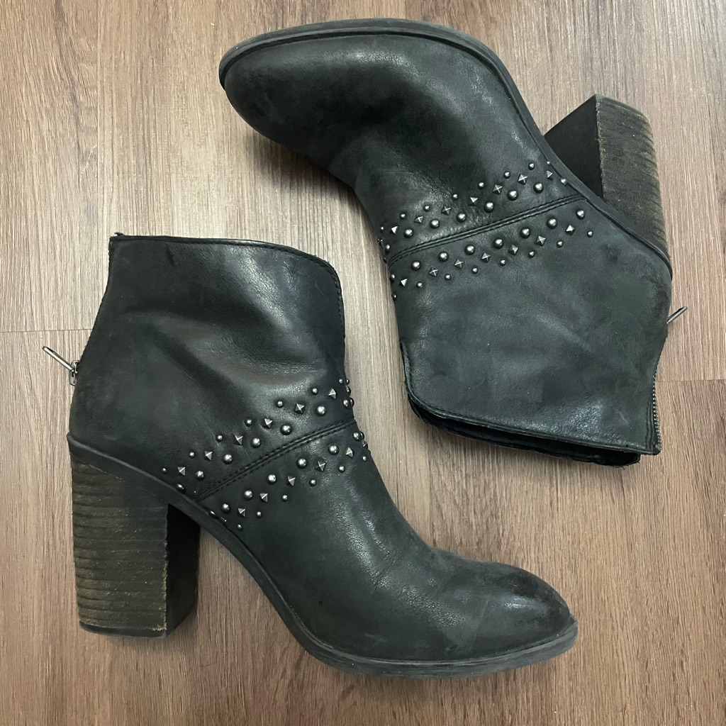 Leather Lucky Brand Booties